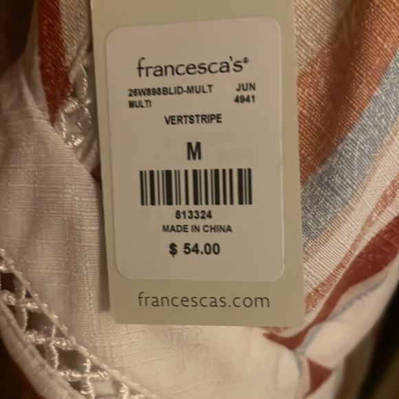 Francessca’s Stripped Spagetti Strap Dress - Picture 4 of 4